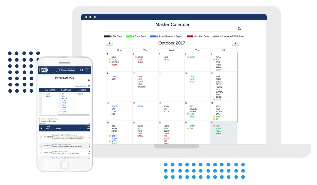 IPO Master Calendar